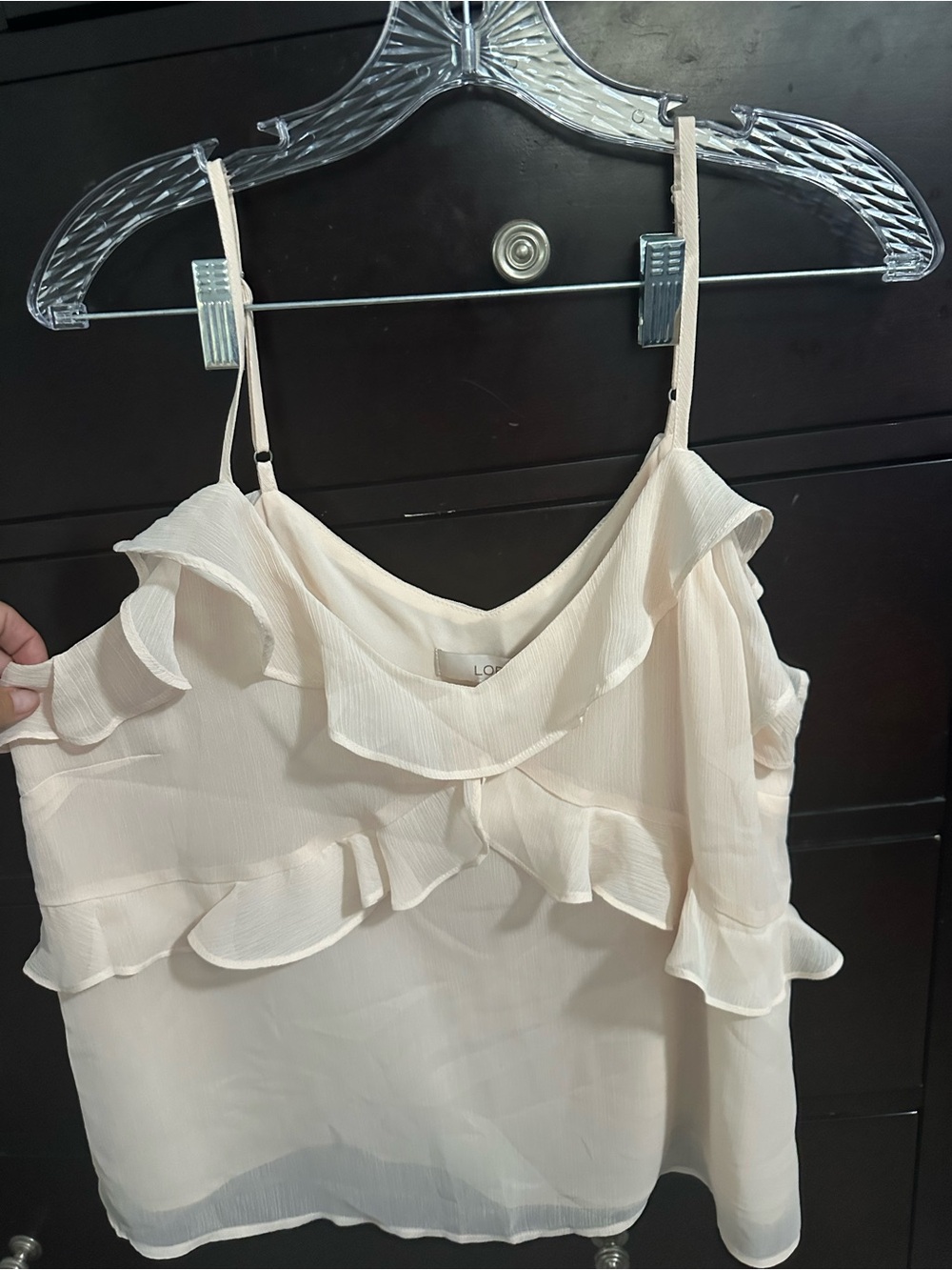 Loft Ruffle Spaghetti Strap Women's Top